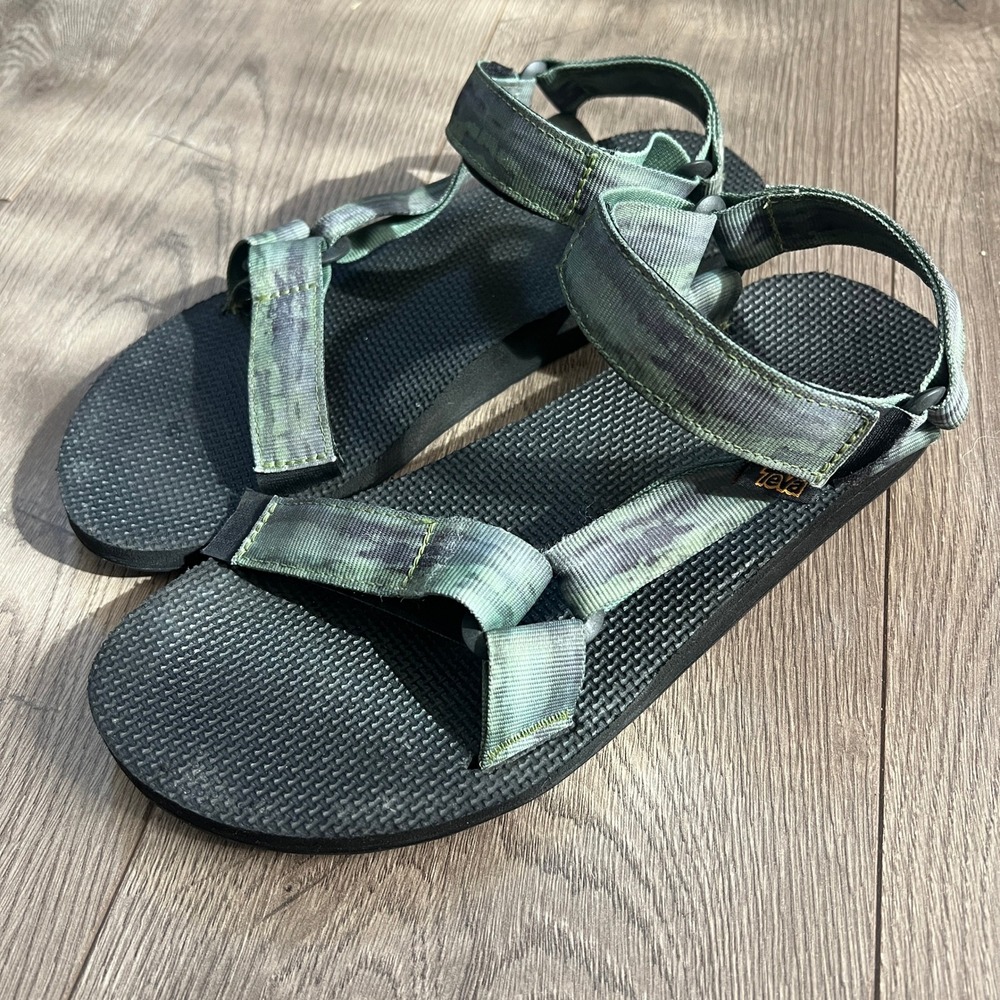 Teva Original Universal Mens Sandals Green Camo 1127475 Size 9 - Picture 8 of 8
